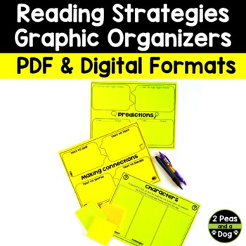Preview of Reading Strategies Graphic Organizers