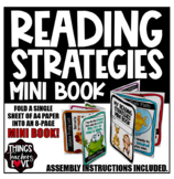 Reading Strategies Mini Book/Mini Magazine/Mini Zine Templ
