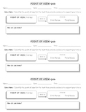 Reading Strategies - Point of View Guide