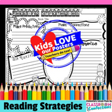 Reading Strategies Activity Poster : Doodle Style Writing 