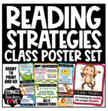 Reading Strategies Poster Set, Decoding Strategies, Classr