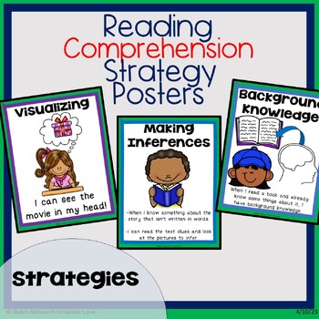 Reading Strategies Posters by Robin Wilson First Grade Love | TPT