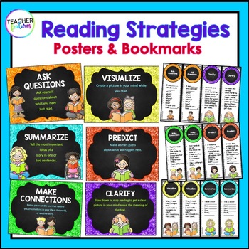 Reading Strategies Posters by Teacher Features | Teachers Pay Teachers