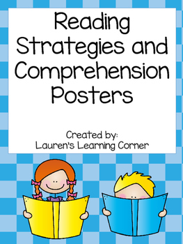 Preview of Reading Strategies Posters