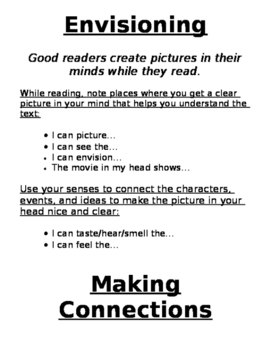 Preview of Reading Strategies Posters