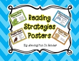 Reading Strategies Posters {Bright Chevron, Polka Dot, or 