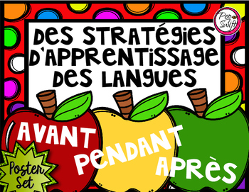 Preview of FRENCH Reading Strategies Posters (Writing, Speaking & Listening too!)