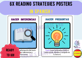 Reading Strategies Posters in Spanish - Estrategias de lectura