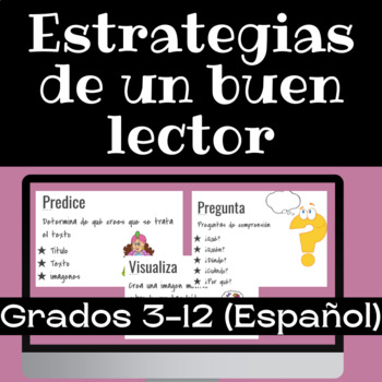 Preview of Reading Strategies Presentation- SPANISH Estrategias de un buen lector