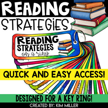 Preview of Reading Strategies Reference Guides for a Key Ring