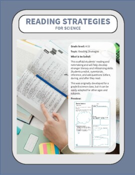 Preview of Reading Strategies - Science (easily adaptable for other subjects)