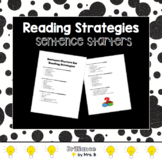 Reading Strategies: Sentence Starters to Guide Comprehension