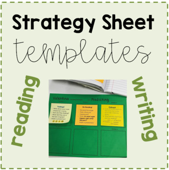 Preview of Reading Strategies Small-Group Charts