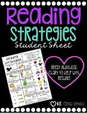 Reading Strategies Student Sheet