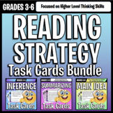 Reading Strategies Task Card Mini Bundle: Inference, Main 