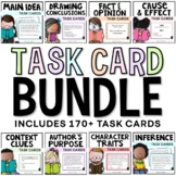 Reading Strategies Task Cards Bundle Inference - Over 100 Cards!