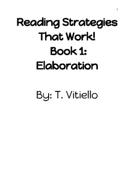 Preview of Reading Strategies That Work  Book 1: Elaboration