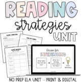 Reading Strategies Unit | No-Prep ELA Digital and Printable