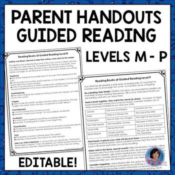 Preview of Editable Third Grade Meet the Teacher Parent Handouts for Reading {+ Book Lists}