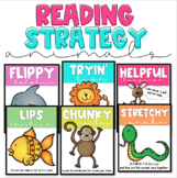 Reading Strategy Animals Posters
