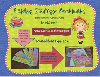 Preview of Reading Strategy Bookmarks