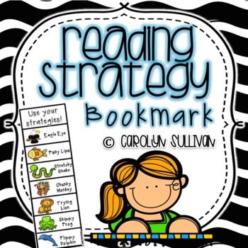 Reading Strategy Bookmarks by Buzz Into Kinder | TPT