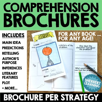 Preview of Reading Strategy Comprehension Brochures - 26 Book Responses For ANY BOOK 