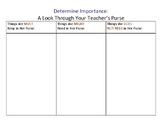 Reading Strategy - Determine Importance