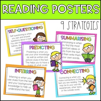 Reading Strategy Posters by Miss Gorton's Class | TPT