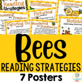 Bee Theme: Reading Comprehension Strategy Posters (Bulleti