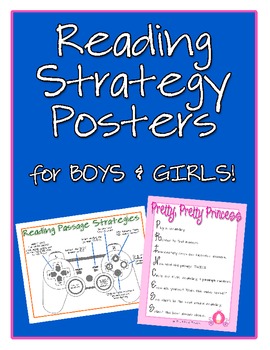 Preview of Reading Strategy Posters for Comprehension Passages {Free Download}