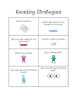 Reading Strategies - Adding to our Menu