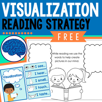 Reading Strategy | Visualization | anchor and worksheets by Selma Dawani