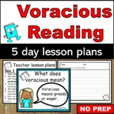 Reading Strategy Voracious Reading lesson plans
