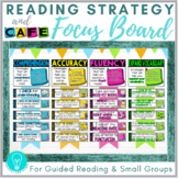 Reading Strategy and CAFE Focus Board