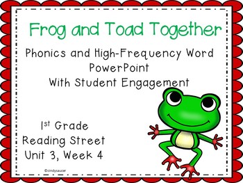 Preview of Frog and Toad, Phonics and High-Frequency Words/ Student Engagement