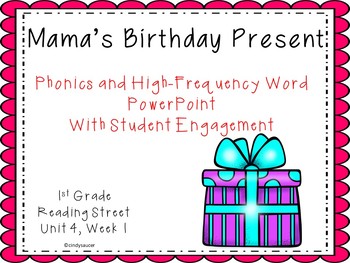 Preview of Mama's Birthday Present, PowerPoints With Student Engagement and Whole Group