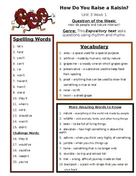 Preview of Reading Street 3rd Grade Unit 3 Review Sheets (Bundle)