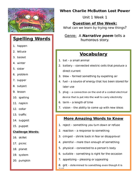 Preview of Reading Street 3rd grade Review Sheets - 30 Lessons spelling vocab centers