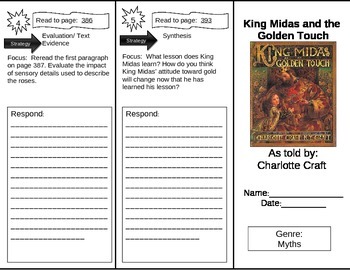King Midas and the Golden Touch - by Charlotte Craft (Paperback)