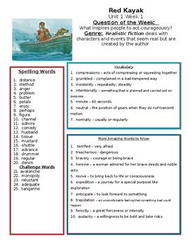 Preview of Reading Street 5th grade Study Guides Unit 1-6  30 Lessons! centers group work