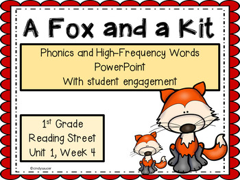 Preview of A Fox and a Kit, PowerPoint with Student Engagement