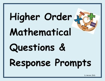 Preview of NJSLA Higher Order Questioning & Selective Responses