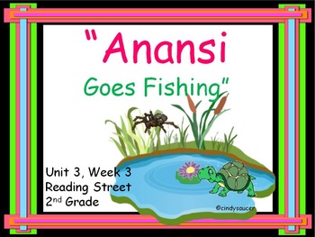 Preview of Anansi Goes Fishing,  PowerPoint for Whole Groups and Intervention Groups