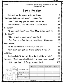 Preview of Reading Street Fluency Passages - Unit 2 Second Grade