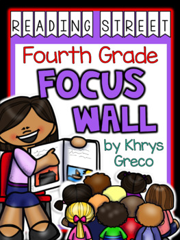 Preview of Reading Street Focus Wall - Fourth Grade - EDITABLE {Entire Year-Over 380 Pages}