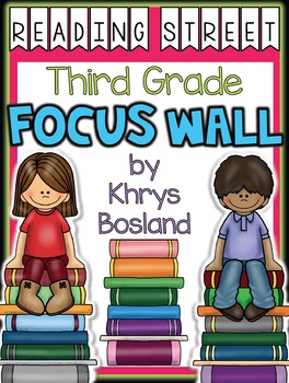 Preview of Reading Street Focus Wall - Third Grade-EDITABLE {Entire Year - Over 350 Pages}