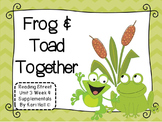Reading Street Frog and Toad Together Unit 3 Week 4 Differ