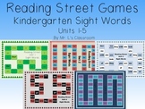 Reading Street Games Supplemental Resource - Kindergarten 