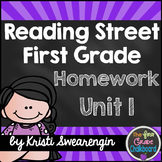 Reading Street Homework Packet: First Grade Unit 1